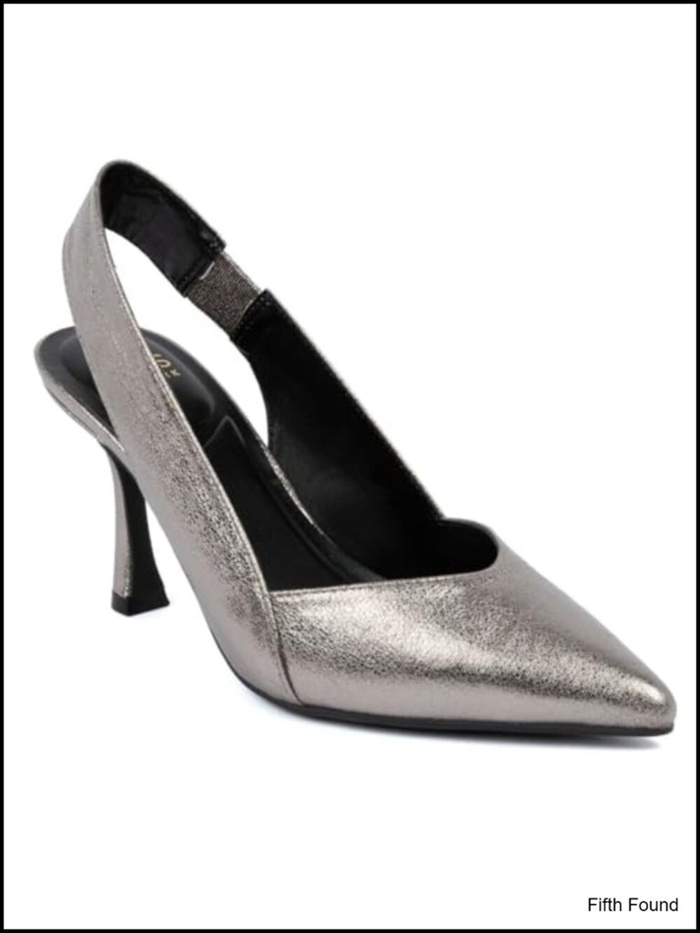Pointed Toe Slingback Kitten Heel Dress Pumps for Office & Evening